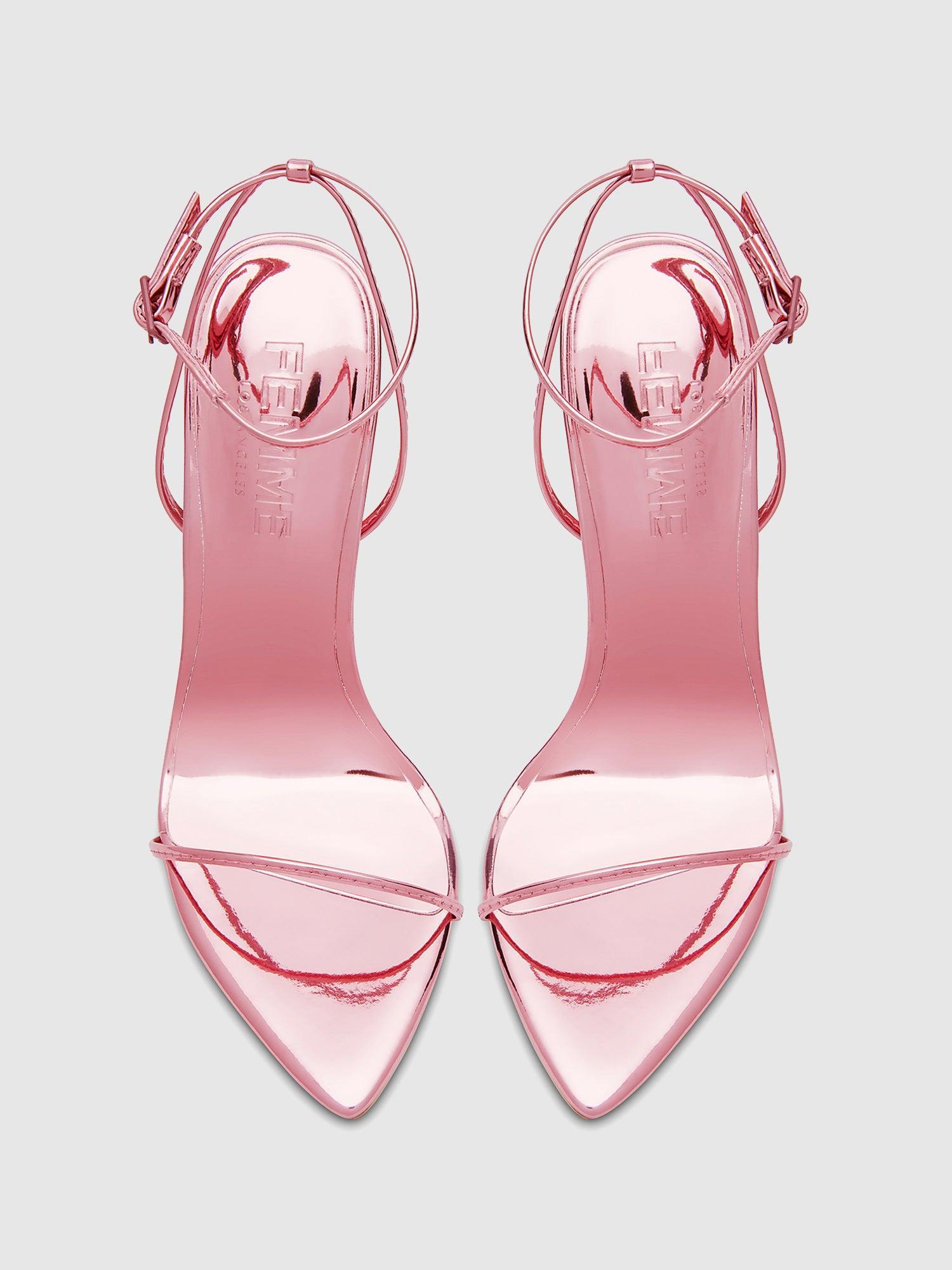 ANDX Sandal - Metallic Pink Product Image