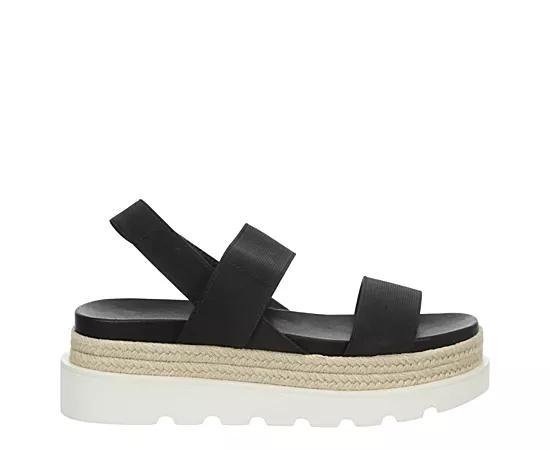 madden girl Marccyy Womens Platform Sandals Black Product Image