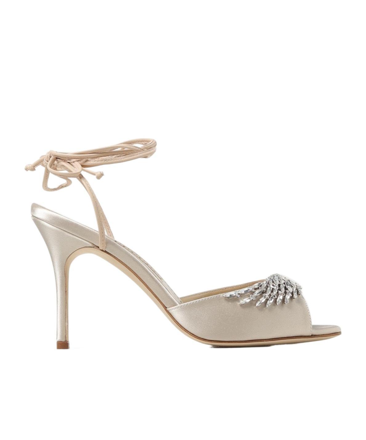 MANOLO BLAHNIK Sandals In Beige Product Image