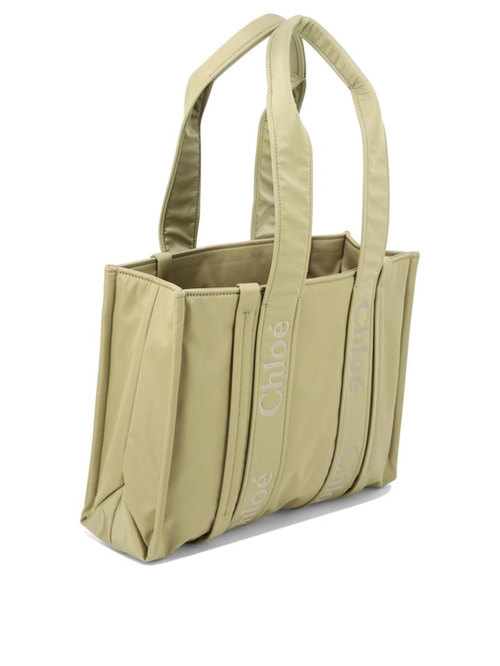 Woody Handbag In Beige Product Image