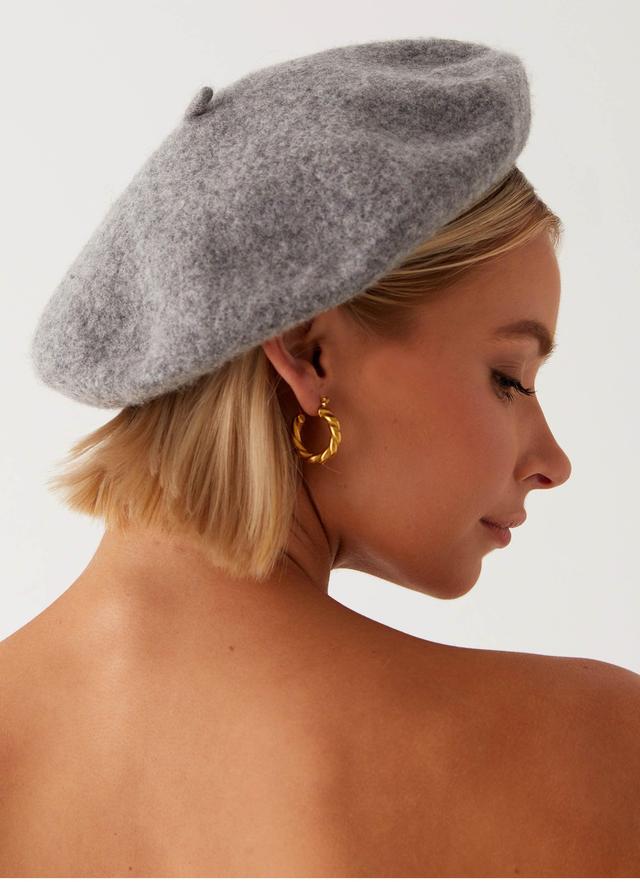 Lyon Beret - Grey Product Image