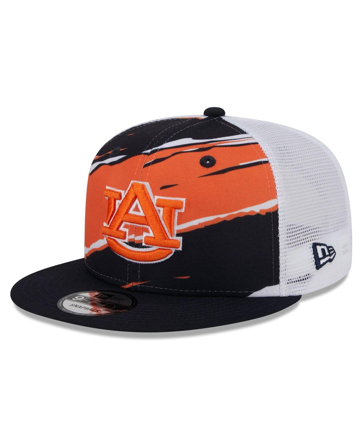 Mens New Era Navy Auburn Tigers Tear Trucker 9FIFTY Snapback Hat Product Image