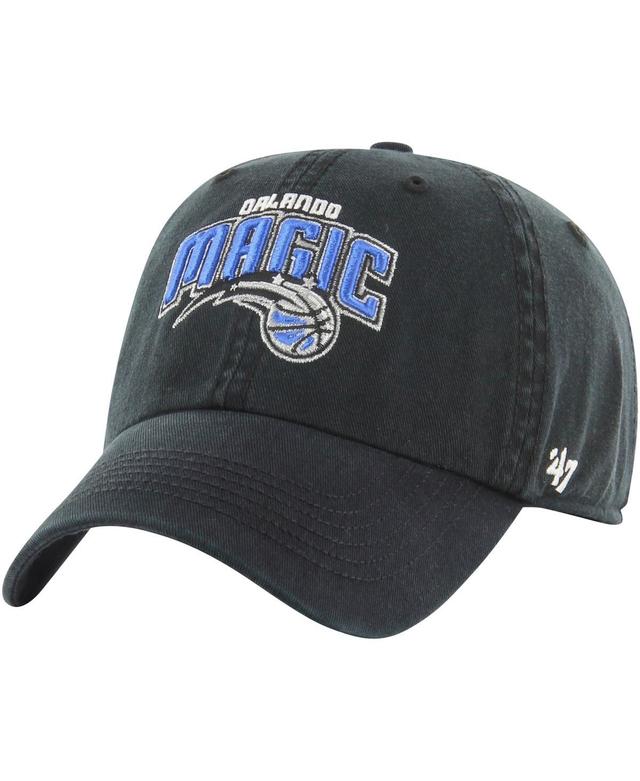 Mens 47 Brand Black Orlando Magic Classic Franchise Fitted Hat Product Image