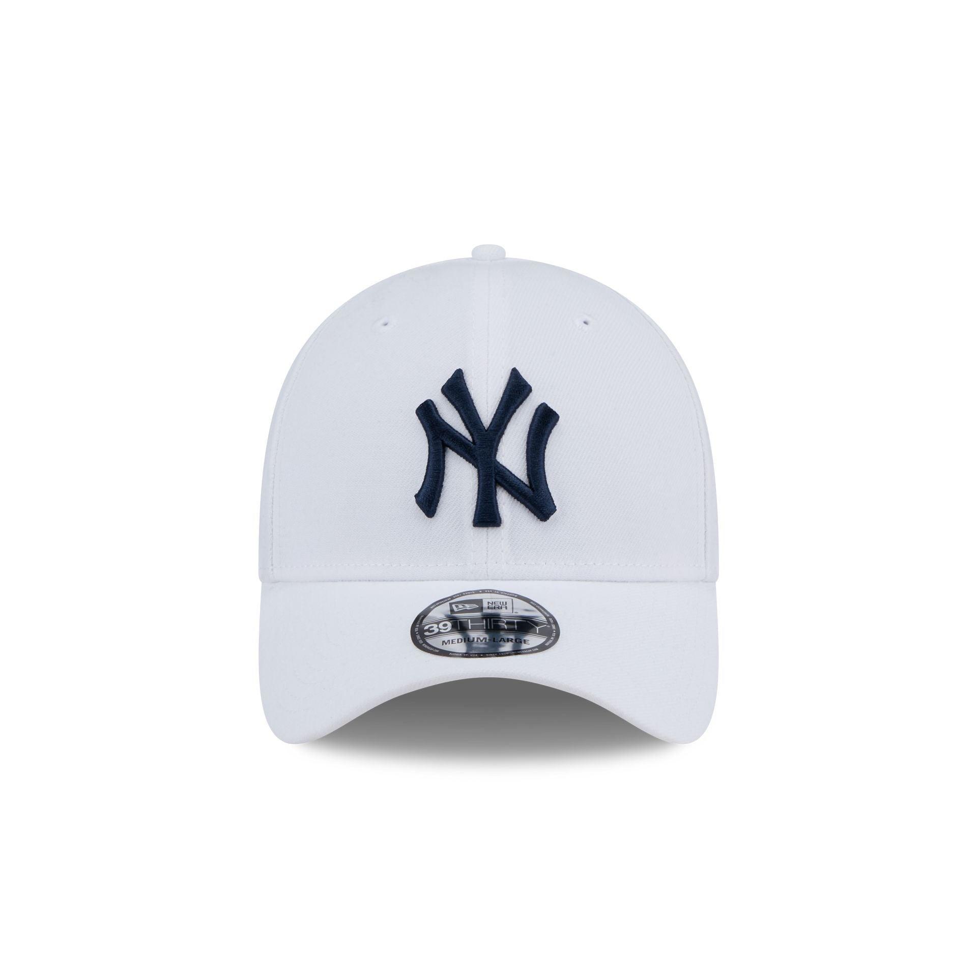 New York Yankees Optic White 39THIRTY Stretch Fit Hat Male Product Image