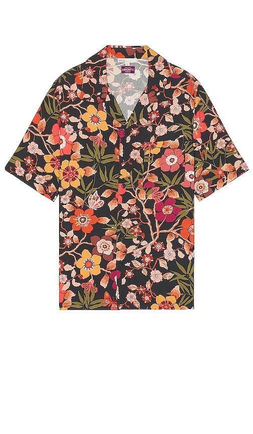 Mens Floral Camp Shirt Product Image