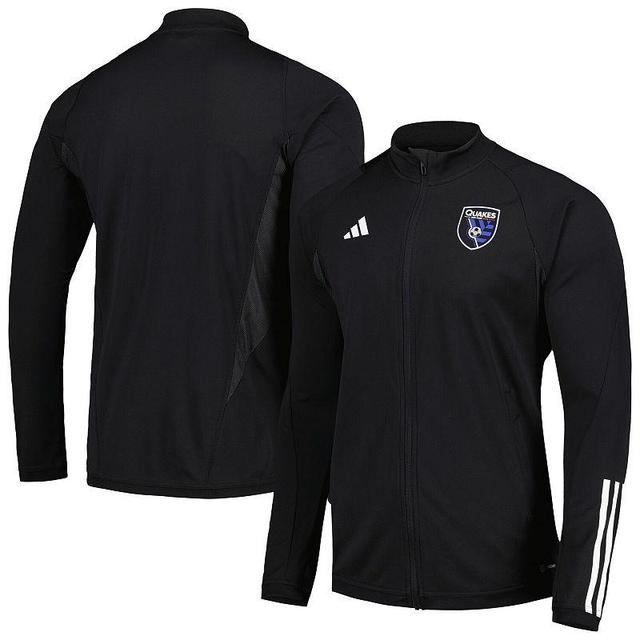 Mens adidas Black San Jose Earthquakes 2023 On-Field AEROREADY Full-Zip Training Top Product Image