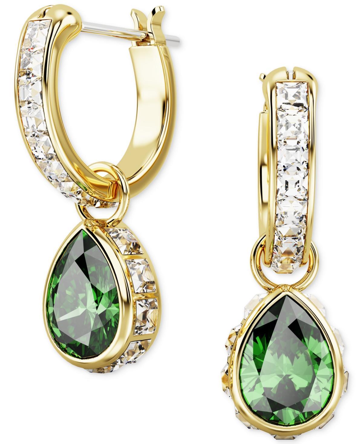 Womens Stilla Goldtone & Crystal Pear-Cut Drop Earrings Product Image