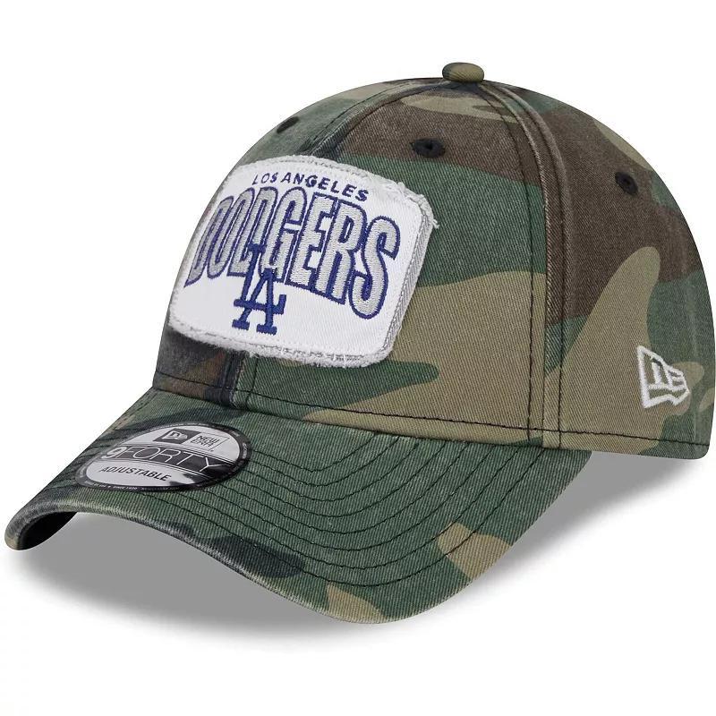 Mens New Era Camo Los Angeles Dodgers Gameday 9FORTY Adjustable Hat Product Image