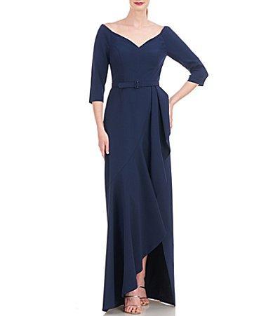 Womens Isolde Ruffled Column Gown Product Image