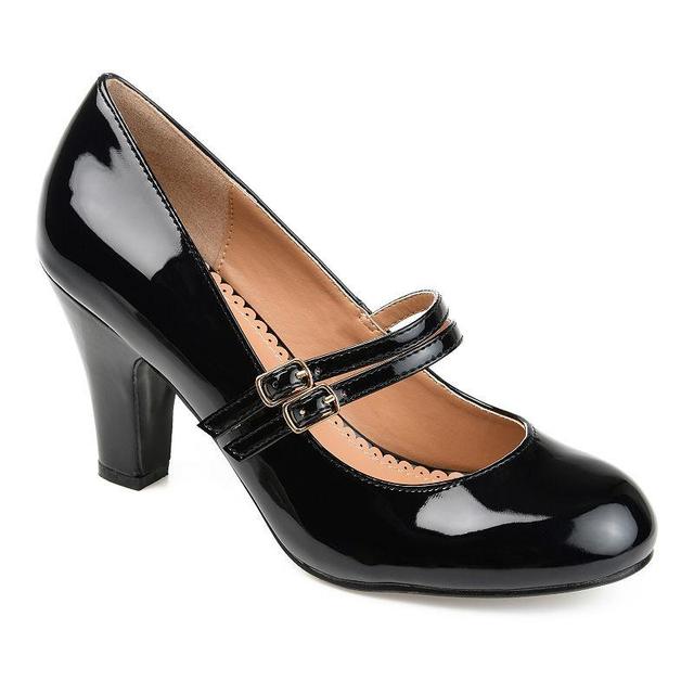 Journee Collection Wendy Mary Janes, Womens Black Product Image