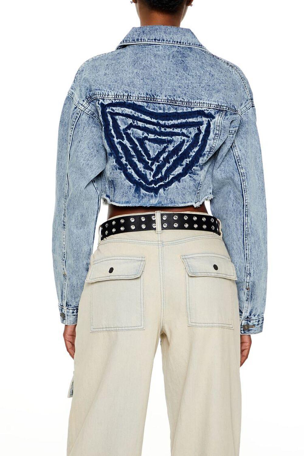 Heart Acid Wash Denim Jacket | Forever 21 Product Image