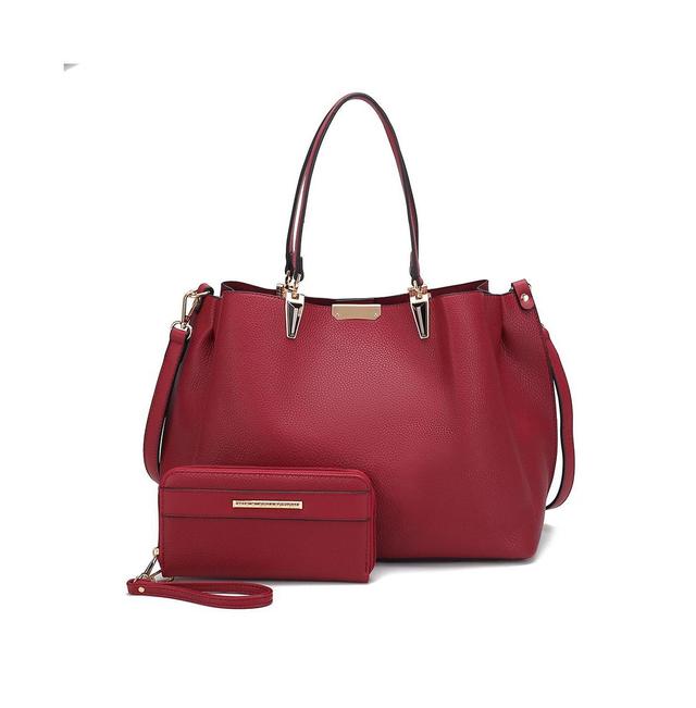 Mkf Collection Kane Women s Satchel Bag with Wallet by Mia K Product Image