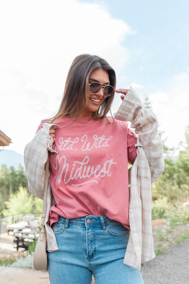 Wild Wild Midwest Brick Oversized Graphic Tee Product Image