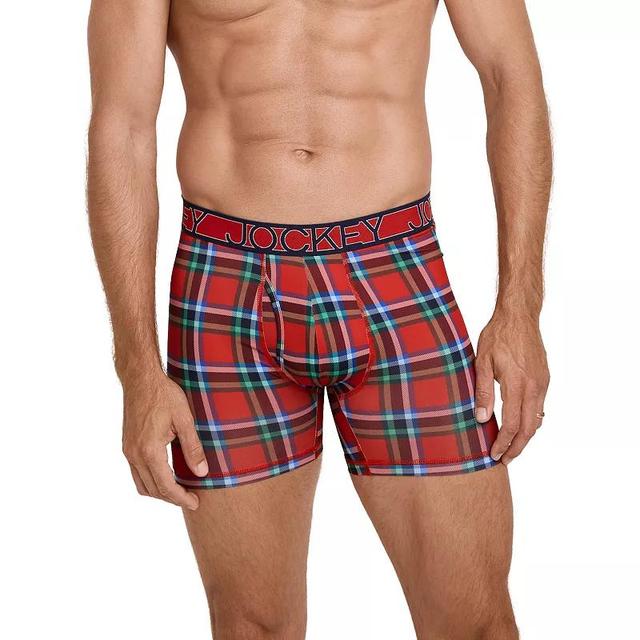 Mens Jockey Active Microfiber 3.5 Boxer Brief Product Image