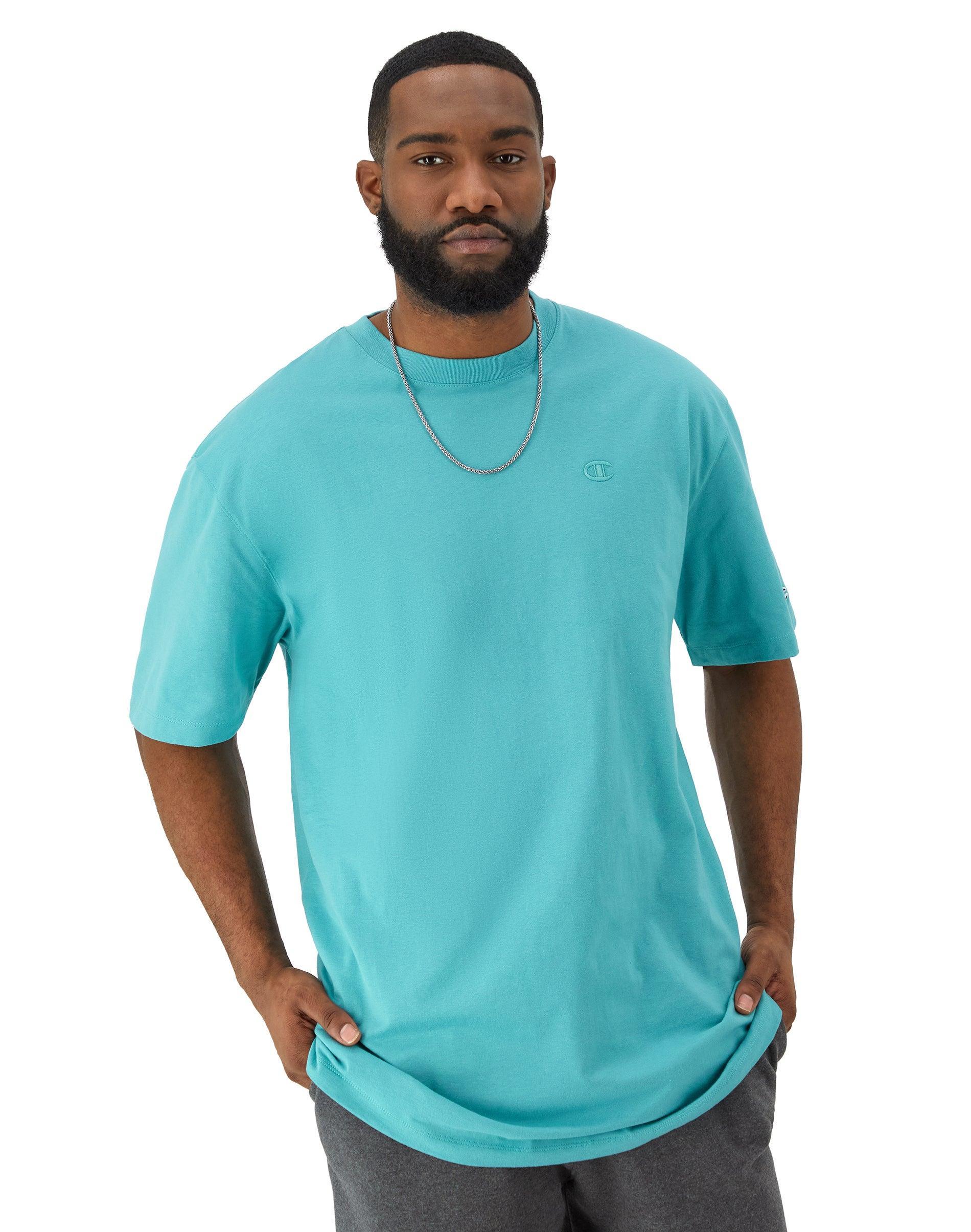 Champion Mens Big & Tall Classic Standard-Fit Solid T-Shirt Product Image