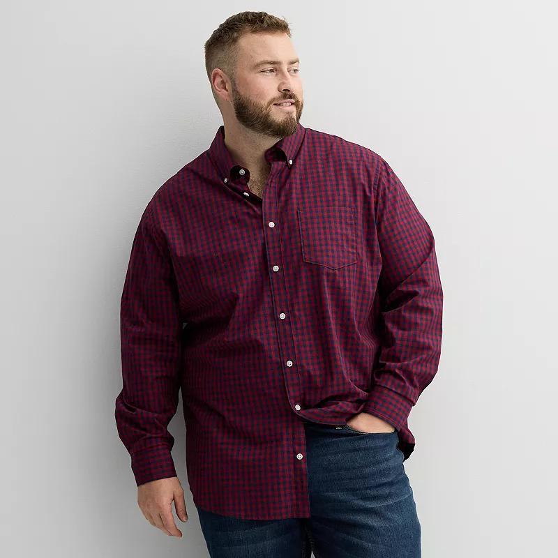 Big & Tall Sonoma Goods For Life Perfect Length Button-Down Shirt, Mens Product Image