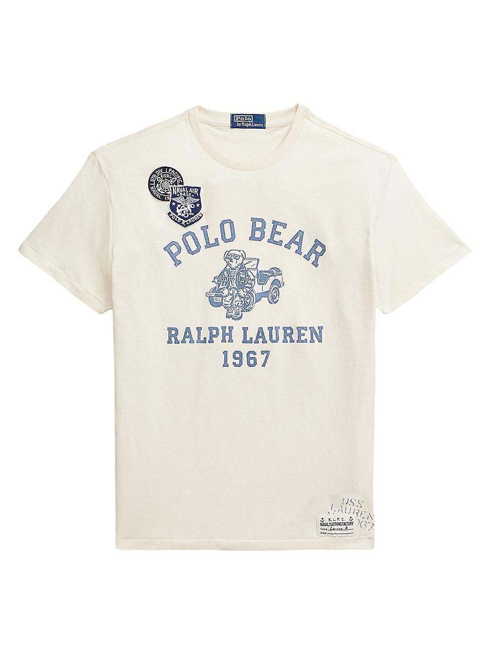 Mens Polo Bear Vintage Jersey T-Shirt Product Image