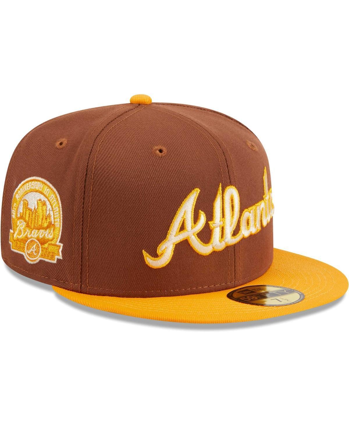 Mens New Era Brown Atlanta Braves Tiramisu 59FIFTY Fitted Hat Product Image