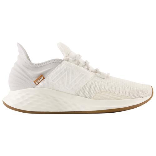 New Balance Womens Fresh Foam Roav - Running Shoes White/Gum Product Image