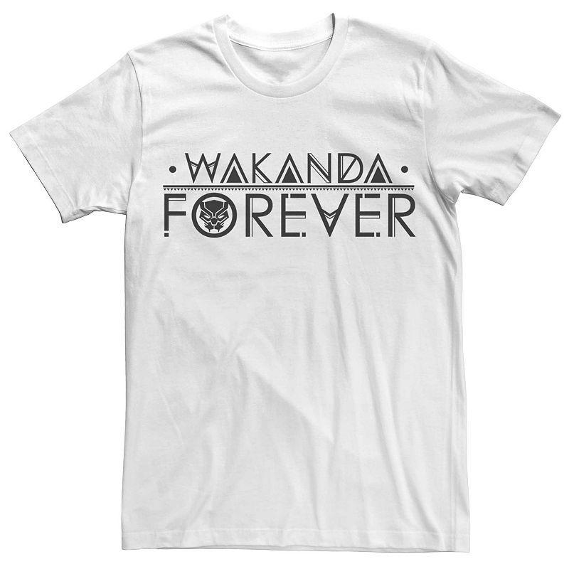 Mens Marvel Black Panther Wakanda Forever Tee Product Image