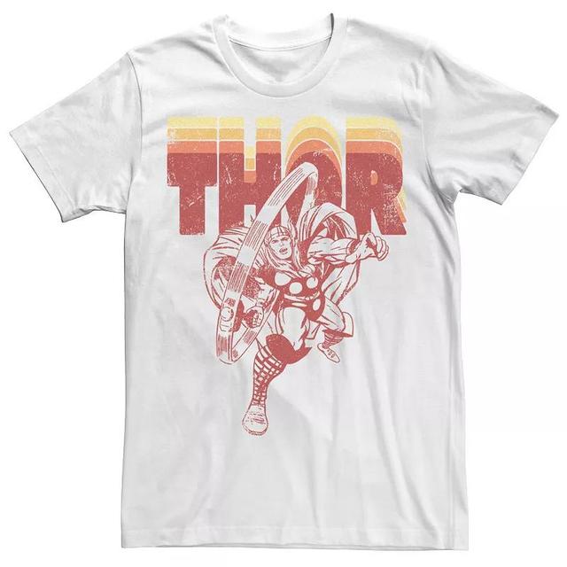 Mens Marvel Avengers Thor Retro Name Stack Portrait Sweatshirt Product Image