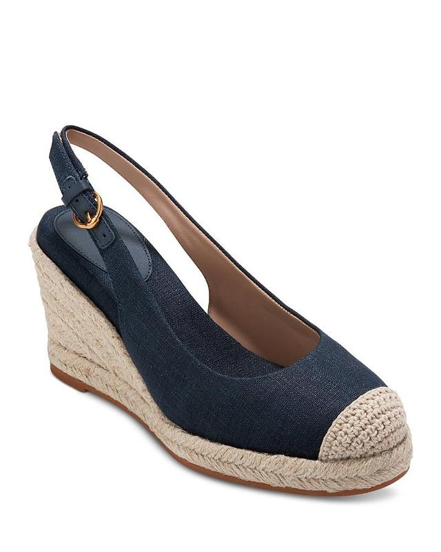 Womens Cloudfeel 80MM Espadrille Slingback Wedge Pumps Product Image