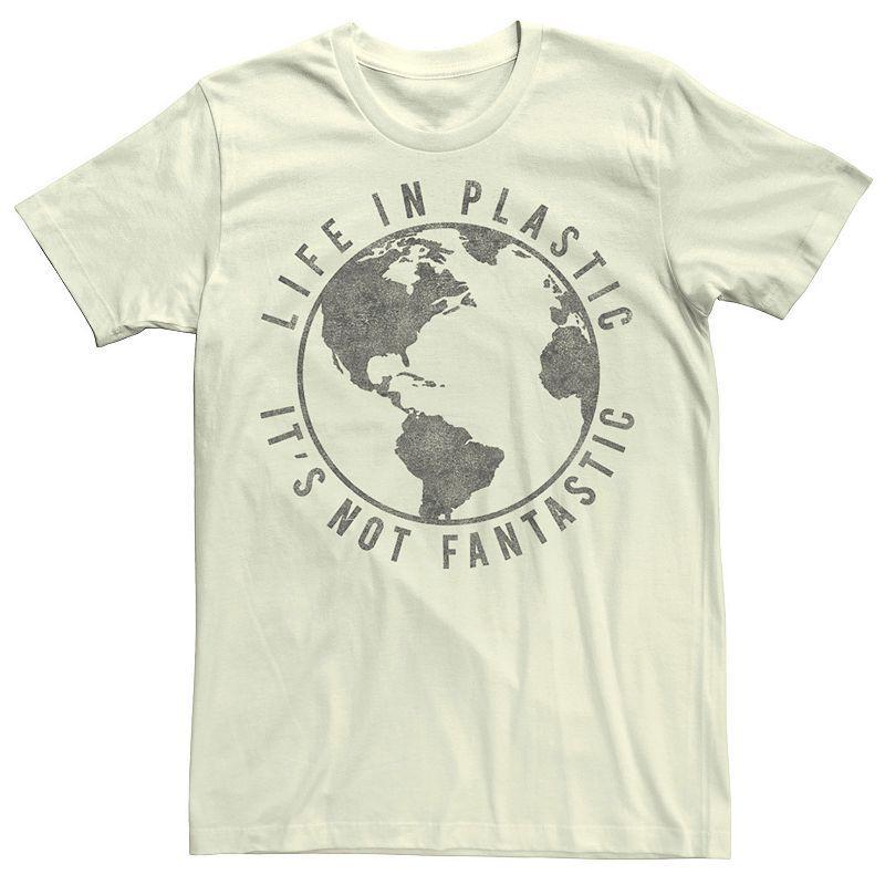 Mens Life In Plastic Its Not Fantastic Earth Tee Product Image