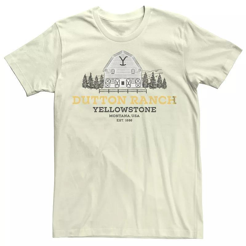 Mens Yellowstone Dutton Ranch Barn Graphic Tee Product Image