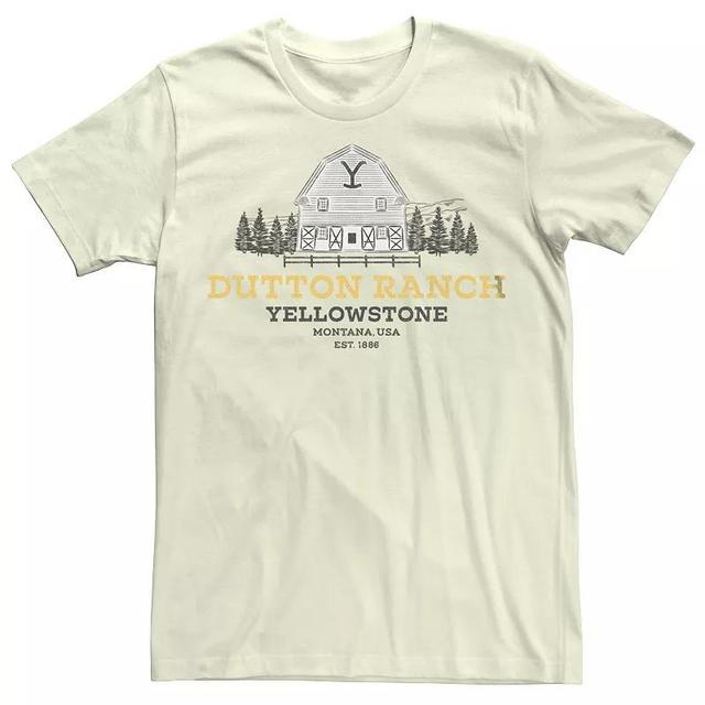 Mens Yellowstone Dutton Ranch Barn Graphic Tee Product Image