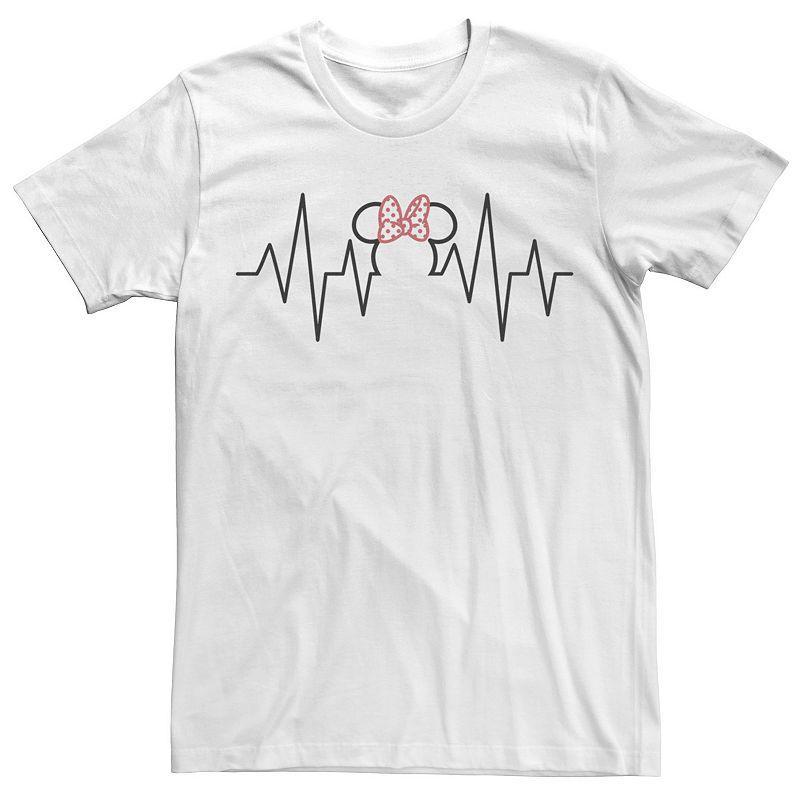 Mens Minnie Mouse Heartline Short Sleeve T-shirt Product Image