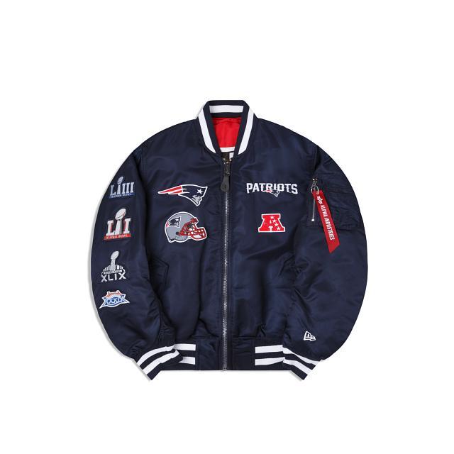 Alpha Industries X New England Patriots MA-1 Bomber Jacket Male Product Image