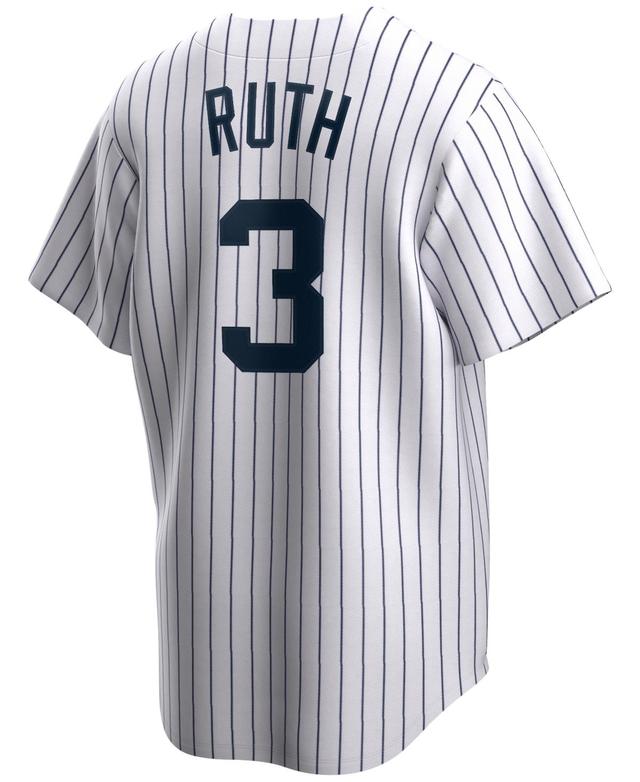 Nike Mens Babe Ruth New York Yankees Coop Player Replica Jersey - White/Navy Product Image