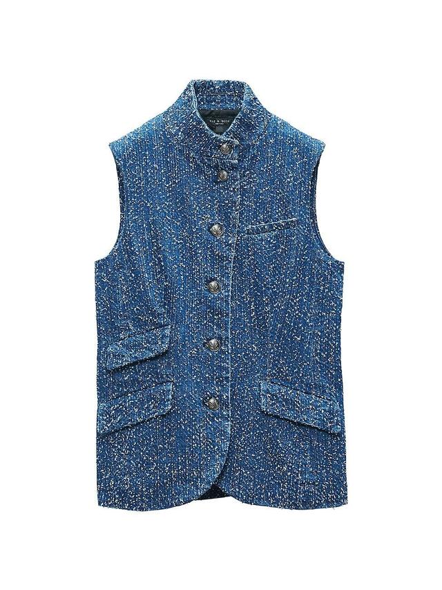 Womens Slade Tweed Vest Product Image