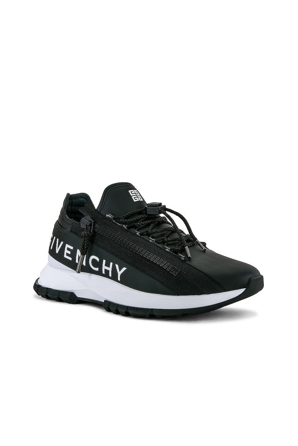 Mens Spectre Leather Side-Zip Runner Sneakers Product Image