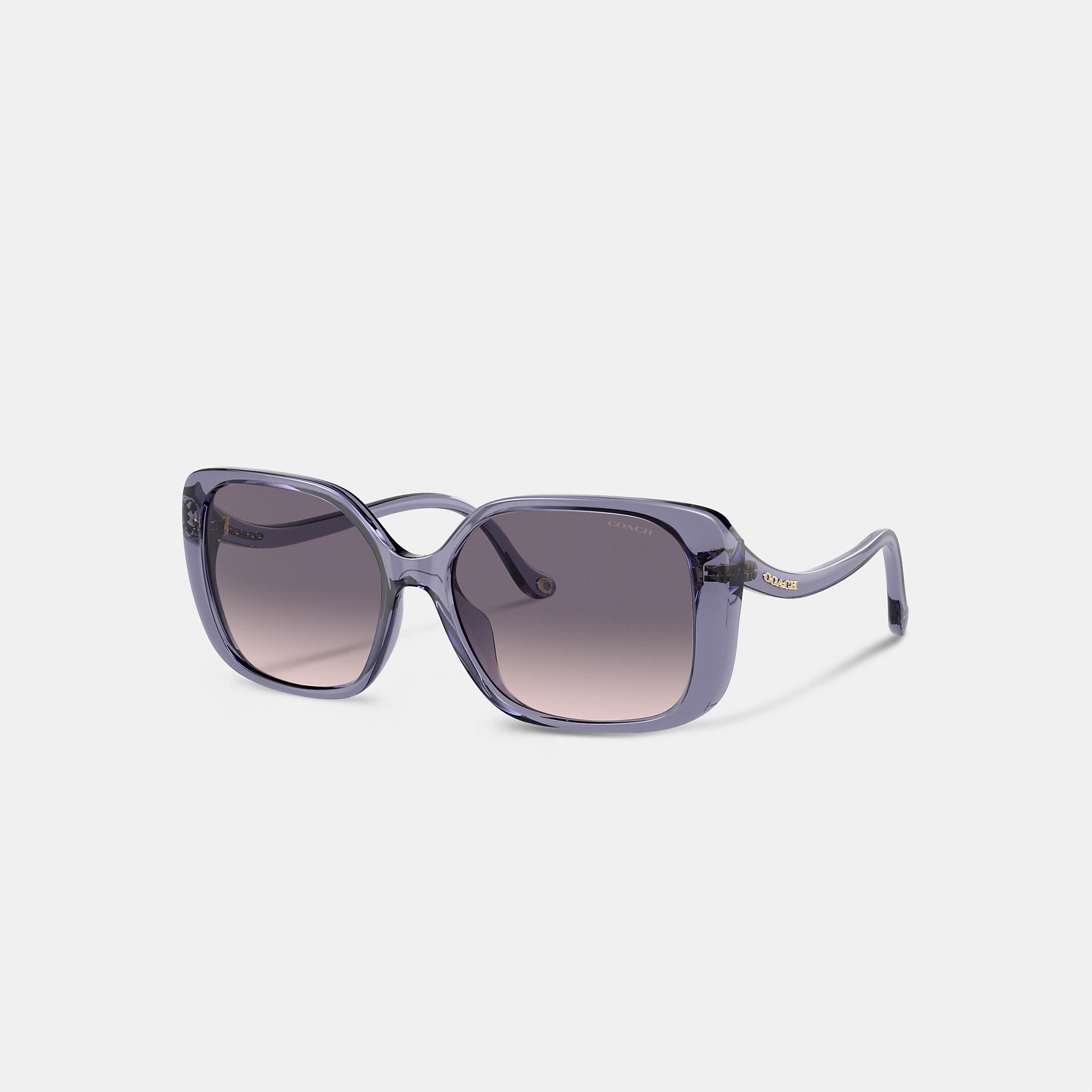 Swoop Temple Rectangle Sunglasses Product Image