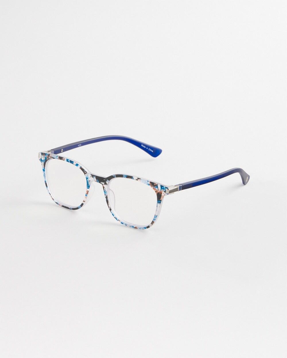 Blue Tortoise Shell Readers Product Image