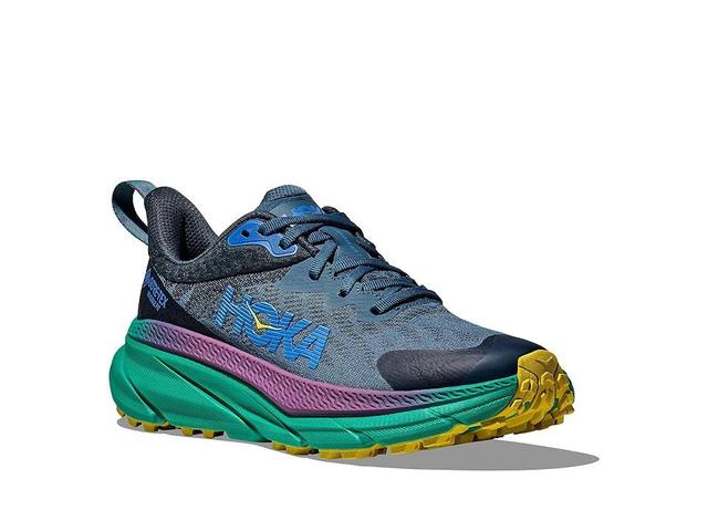 Hoka Women's Challenger 7 GORE-TEX(r) (Real Teal/Tech Green) Women's Shoes Product Image