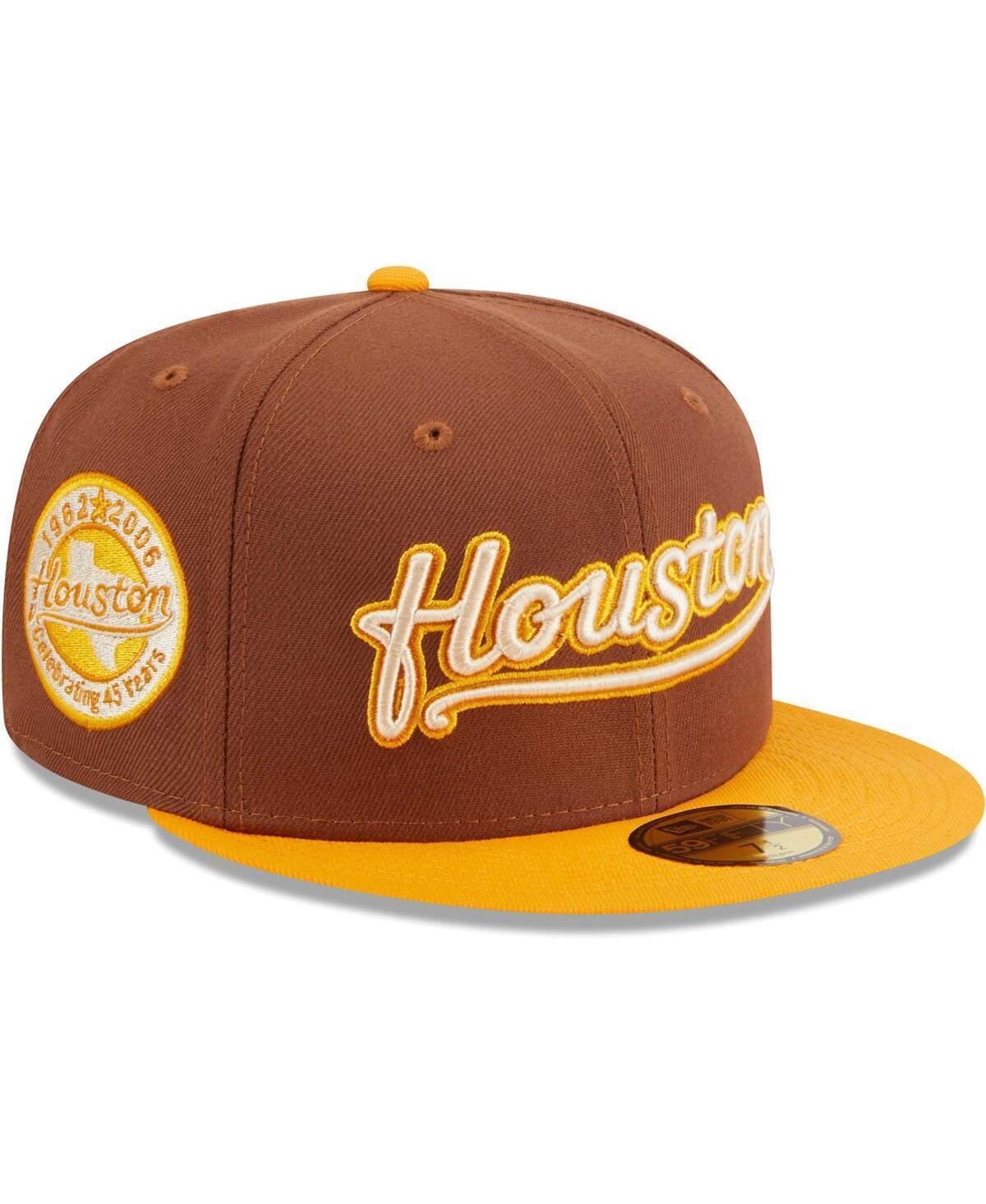 Mens New Era Brown Houston Astros Tiramisu 59FIFTY Fitted Hat Product Image