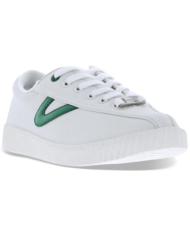 Tretorn Womens Nylite Icon Leather Casual Sneakers from Finish Line - White Product Image