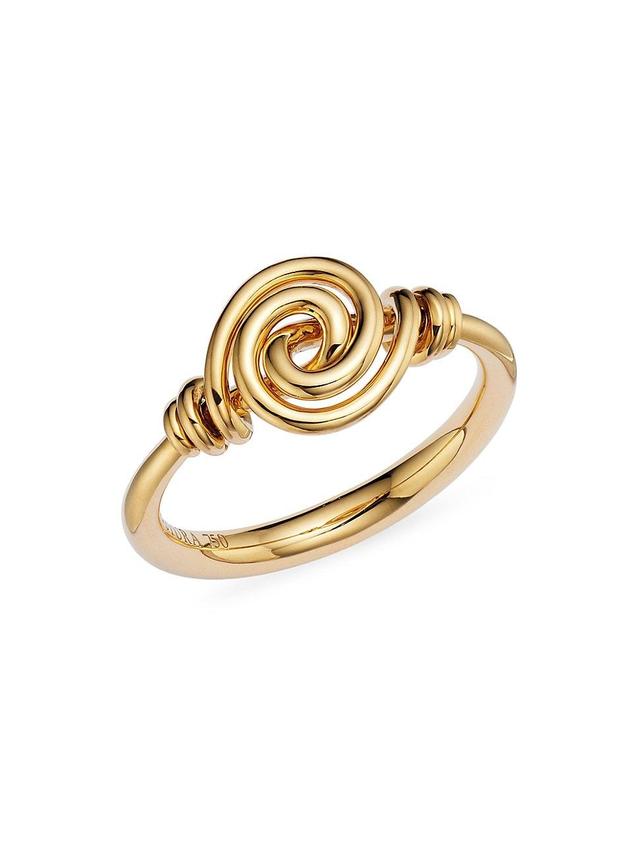 Womens Icons Kosmis 18K Yellow Gold Ring Product Image