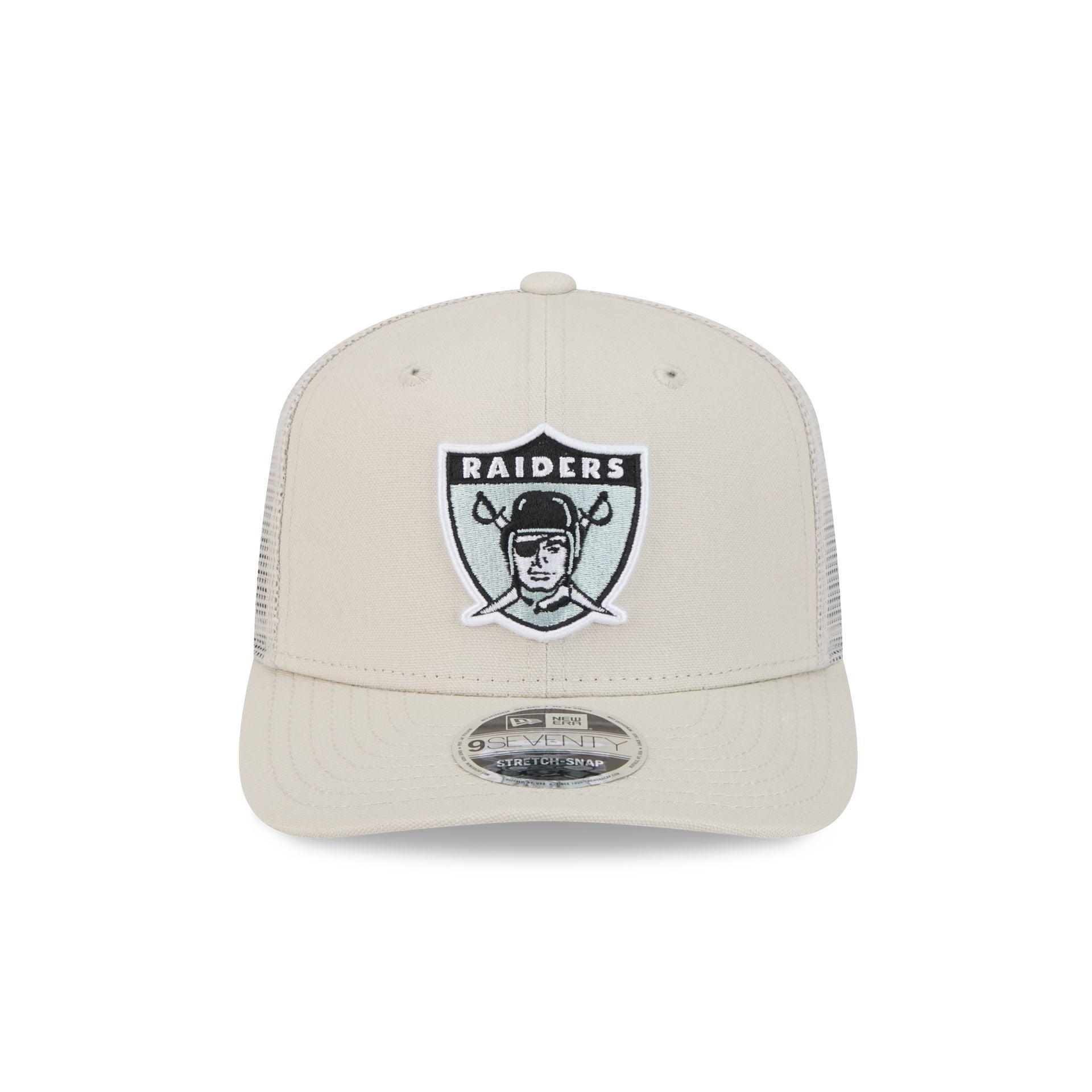 Las Vegas Raiders Canvas 9SEVENTY Trucker Hat Male Product Image