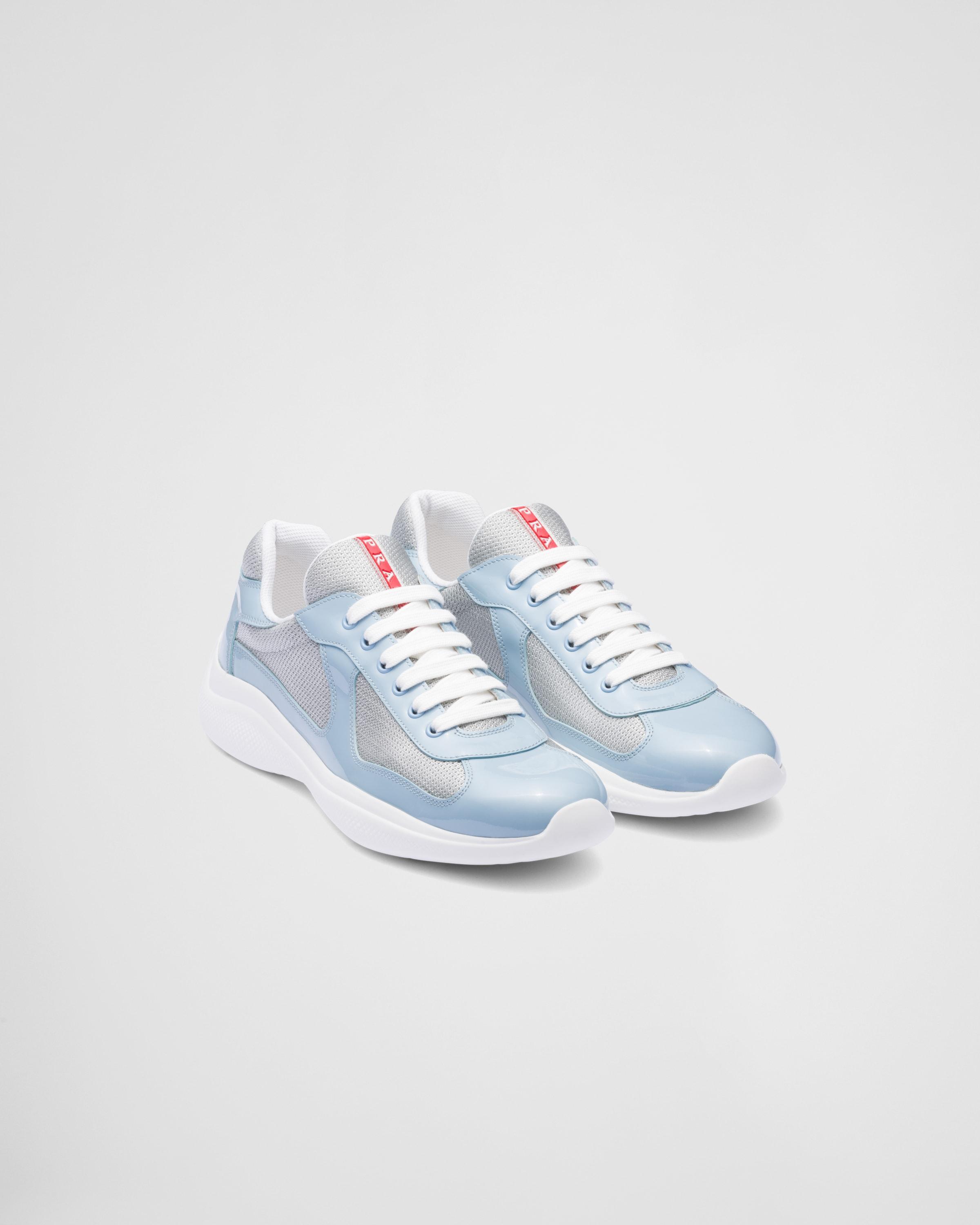 Patent leather and technical fabric Prada America's Cup sneakers Product Image