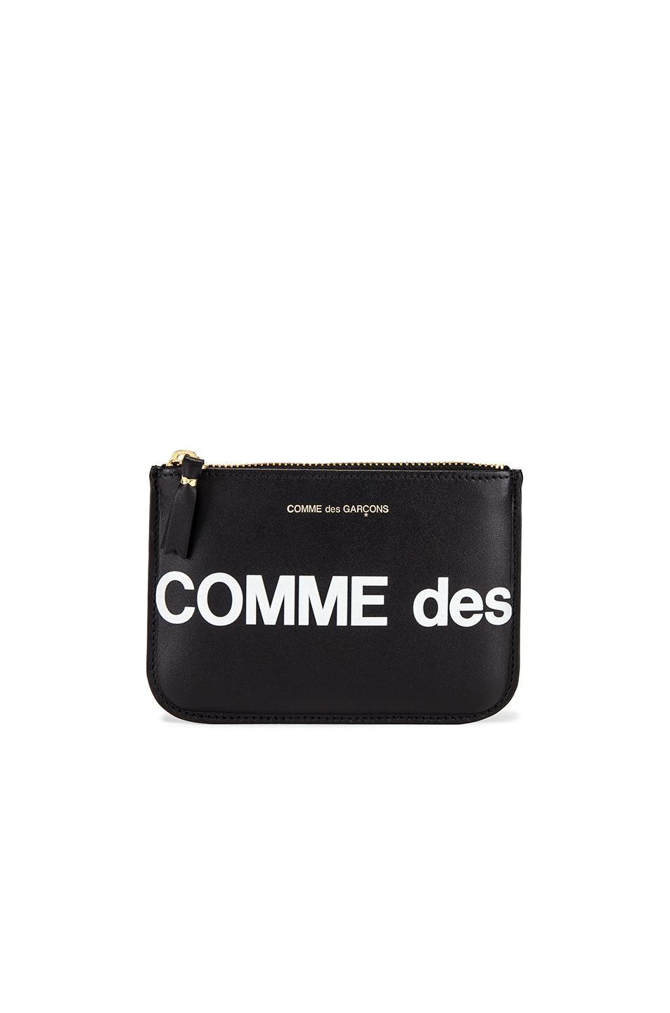 COMME des GARCONS Huge Logo Wallet Black.. Product Image