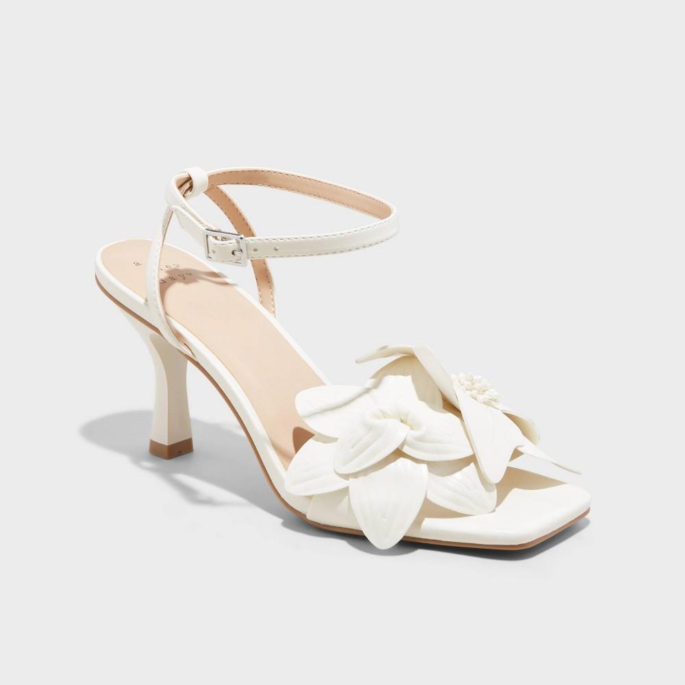 Womens Antonette Heels - A New Day White 7 Product Image