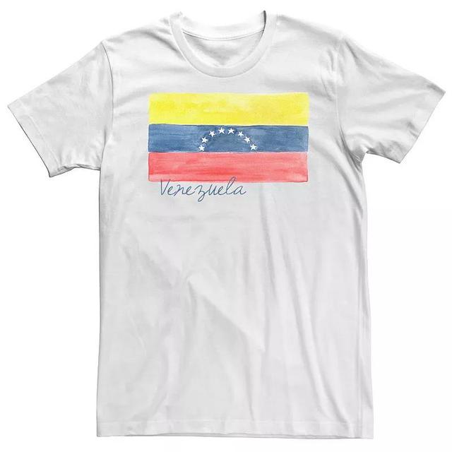 Big & Tall HHM Venezuela Flag Watercolor Tee, Mens Product Image