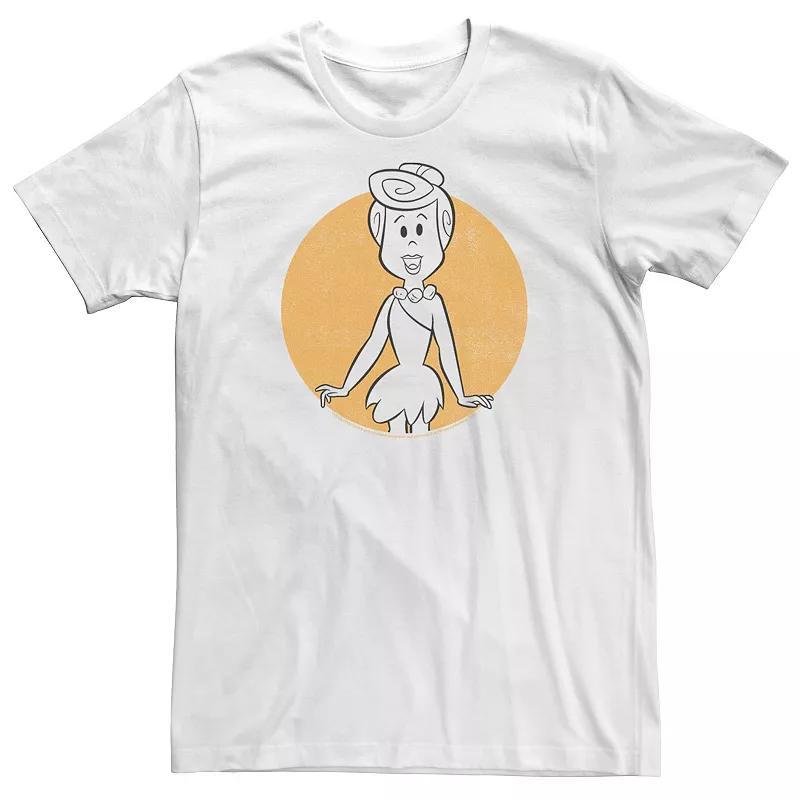 Big & Tall The Flintstones Wilma Kanji Big Face Tee, Mens Product Image