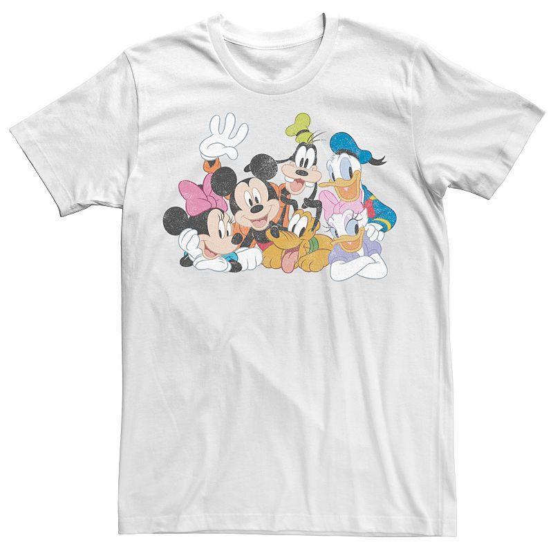 Mens Disney Mickey Classic Characters Tee White Product Image