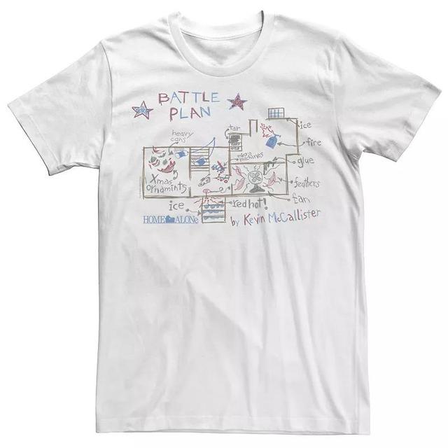 Mens Home Alone Battle Plan By Kevin McCallister Sketch Tee Product Image