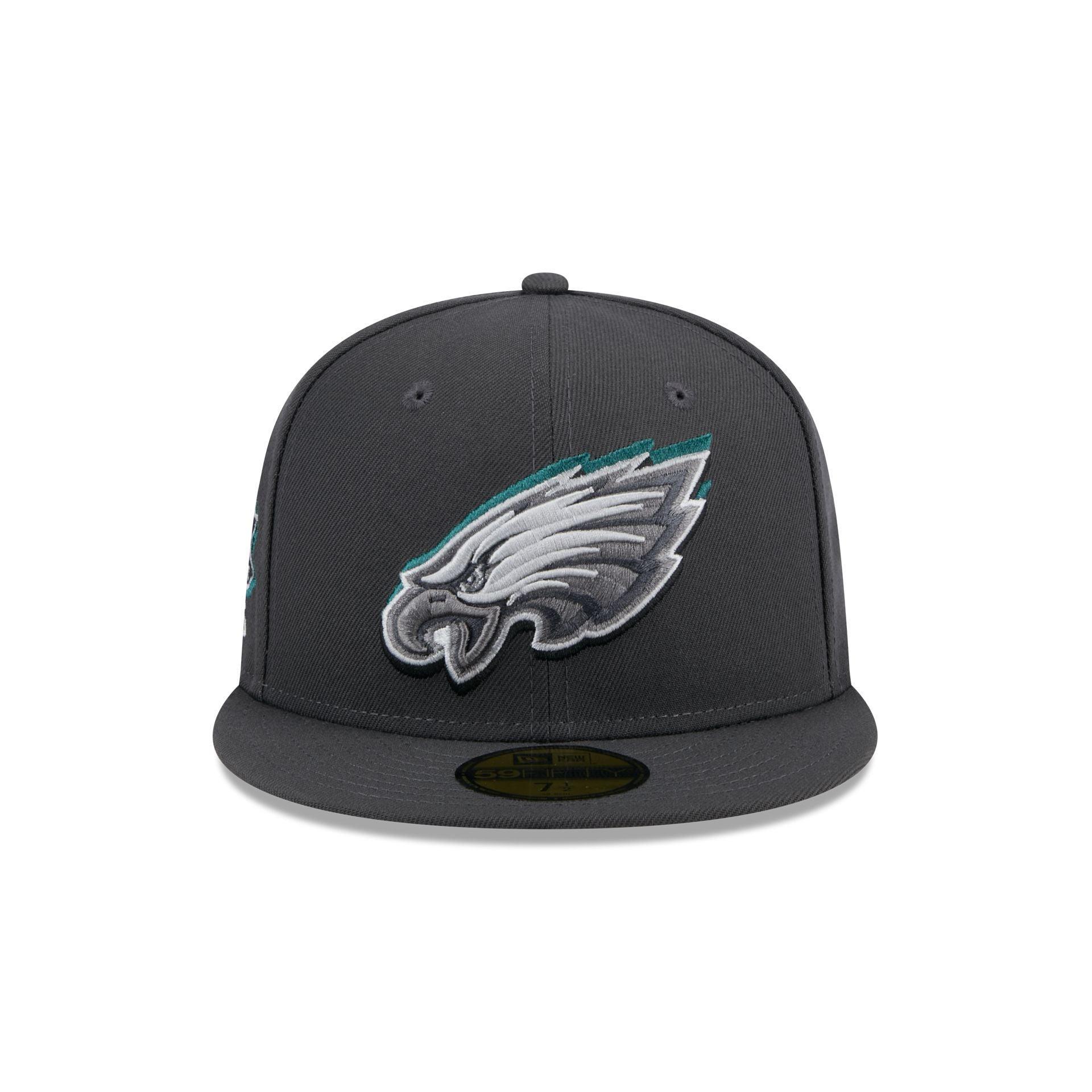 Philadelphia Eagles 2024 Draft Gray 59FIFTY Fitted Hat Male Product Image