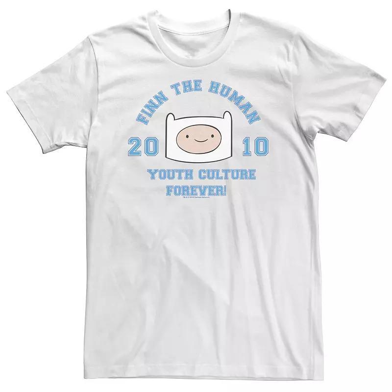 Big & Tall Adventure Time Finn The Human Youth Culture Forever Tee, Mens Product Image